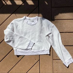 Reformation cropped sweatshirt, Sz S